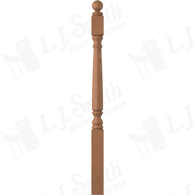 L.J. Smith 3" Short Utility Newel · LJ-4150-WO — stair parts selection with LeviArs Design & Remodeling