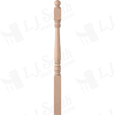 L.J. Smith 3" Short Utility Newel · LJ-4600-B — stair parts selection with LeviArs Design & Remodeling