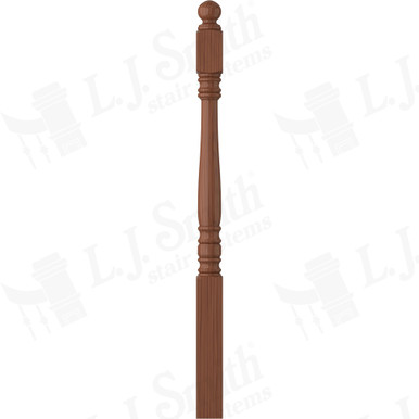 L.J. Smith 3" Short Utility Newel · LJ-4600-C — stair parts selection with LeviArs Design & Remodeling