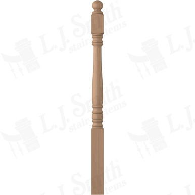 L.J. Smith 3" Short Utility Newel · LJ-4600-P — stair parts selection with LeviArs Design & Remodeling