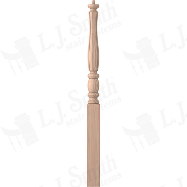 L.J. Smith 3" Short Utility Newel · LJF-3210-B — stair parts selection with LeviArs Design & Remodeling