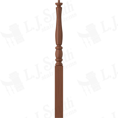 L.J. Smith 3" Short Utility Newel · LJF-3210-C — stair parts selection with LeviArs Design & Remodeling