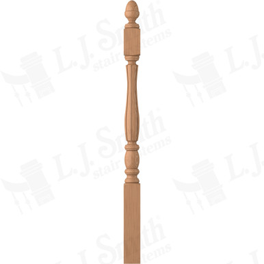 L.J. Smith 3" Short Utility Newel · LJF-3240-AL — stair parts selection with LeviArs Design & Remodeling