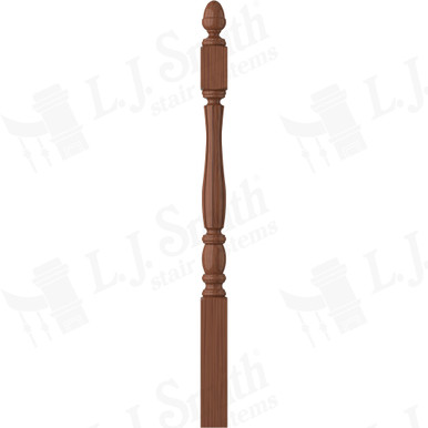 L.J. Smith 3" Short Utility Newel · LJF-3240-C — stair parts selection with LeviArs Design & Remodeling