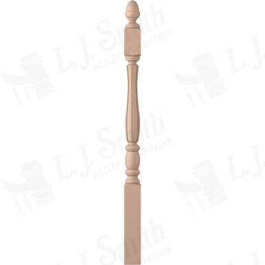L.J. Smith 3" Short Utility Newel · LJF-3240-M — stair parts selection with LeviArs Design & Remodeling
