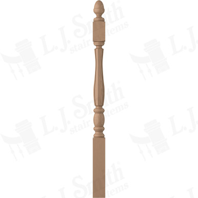 L.J. Smith 3" Short Utility Newel · LJF-3240-P — stair parts selection with LeviArs Design & Remodeling