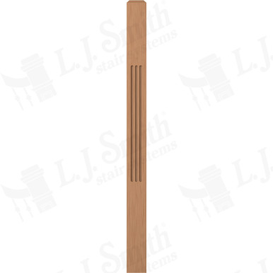 L.J. Smith 3" Short Utility Newel · LJF-4110-AL — stair parts selection with LeviArs Design & Remodeling