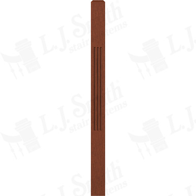 L.J. Smith 3" Short Utility Newel · LJF-4110-BRZC — stair parts selection with LeviArs Design & Remodeling