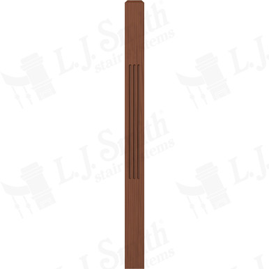 L.J. Smith 3" Short Utility Newel · LJF-4110-C — stair parts selection with LeviArs Design & Remodeling