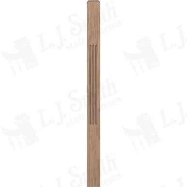 L.J. Smith 3" Short Utility Newel · LJF-4110-HK — stair parts selection with LeviArs Design & Remodeling