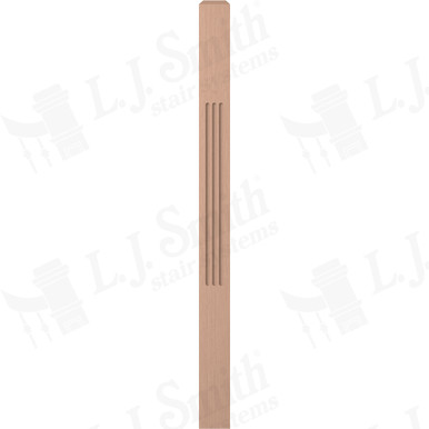 L.J. Smith 3" Short Utility Newel · LJF-4110-HM — stair parts selection with LeviArs Design & Remodeling