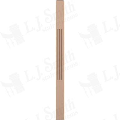L.J. Smith 3" Short Utility Newel · LJF-4110-M — stair parts selection with LeviArs Design & Remodeling