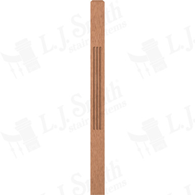 L.J. Smith 3" Short Utility Newel · LJF-4110-O — stair parts selection with LeviArs Design & Remodeling