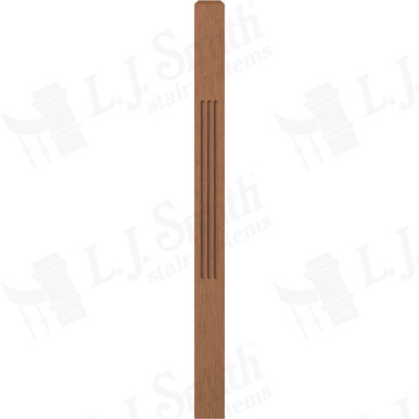 L.J. Smith 3" Short Utility Newel · LJF-4110-WO — stair parts selection with LeviArs Design & Remodeling