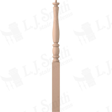 L.J. Smith 3" Short Utility Newel · LJP-3210-M — stair parts selection with LeviArs Design & Remodeling