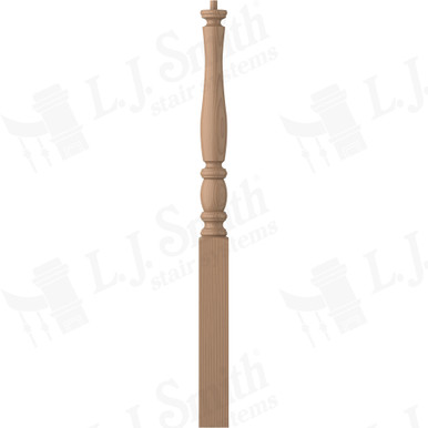 L.J. Smith 3" Short Utility Newel · LJP-3210-P — stair parts selection with LeviArs Design & Remodeling