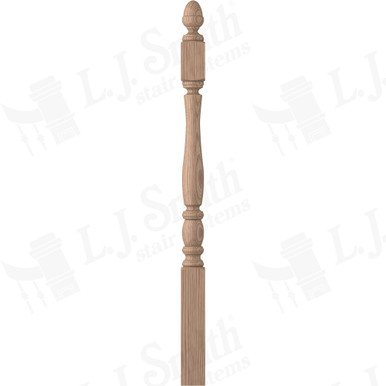 L.J. Smith 3" Short Utility Newel · LJP-3240-HK — stair parts selection with LeviArs Design & Remodeling