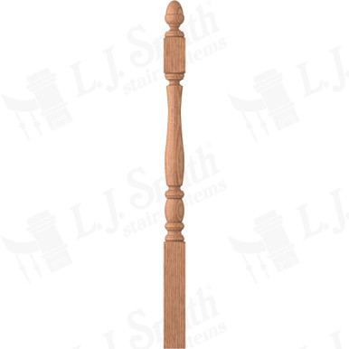 L.J. Smith 3" Short Utility Newel · LJP-3240-O — stair parts selection with LeviArs Design & Remodeling