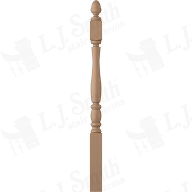 L.J. Smith 3" Short Utility Newel · LJP-3240-P — stair parts selection with LeviArs Design & Remodeling