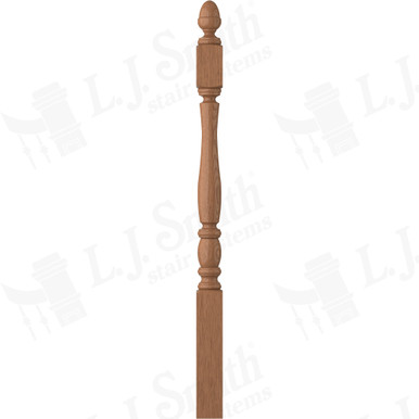L.J. Smith 3" Short Utility Newel · LJP-3240-WO — stair parts selection with LeviArs Design & Remodeling