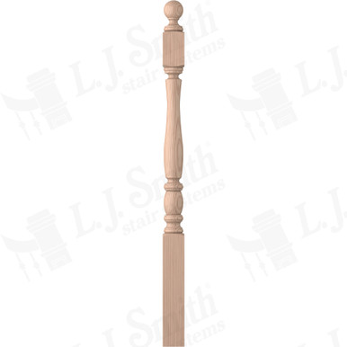 L.J. Smith 3" Short Utility Newel · LJP-3240BT-B — stair parts selection with LeviArs Design & Remodeling