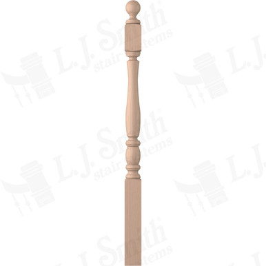 L.J. Smith 3" Short Utility Newel · LJP-3240BT-M — stair parts selection with LeviArs Design & Remodeling