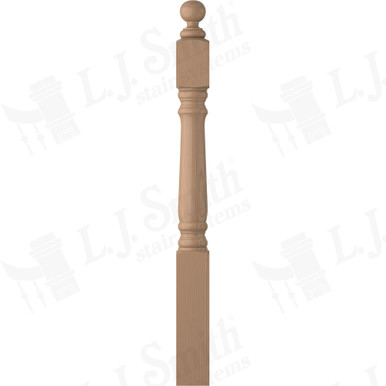L.J. Smith 5-1/4" Newel · LJ-4690WP-P — stair parts selection with LeviArs Design & Remodeling