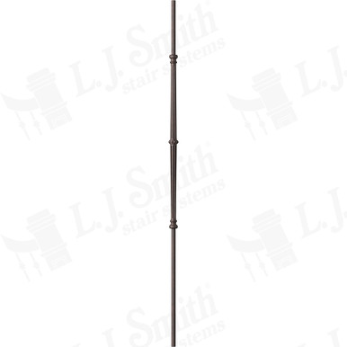 L.J. Smith 5/8" Hollow Iron Baluster · LIH-HOL65344-ORB — stair parts selection with LeviArs Design & Remodeling