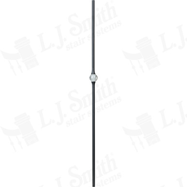 L.J. Smith 5/8" Hollow Iron Baluster · LIH-HOL65744A-LSB — stair parts selection with LeviArs Design & Remodeling