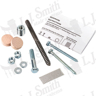 L.J. Smith Hardware Kit · LJ-3007HDWE-AL — stair parts selection with LeviArs Design & Remodeling