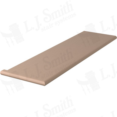L.J. Smith Left Hand Miter Return Tread · 807010X36LH-M — stair parts selection with LeviArs Design & Remodeling