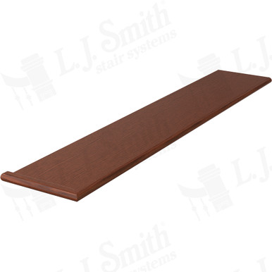 L.J. Smith Left Hand Miter Return Tread · 807010X54LH-BRZC — stair parts selection with LeviArs Design & Remodeling