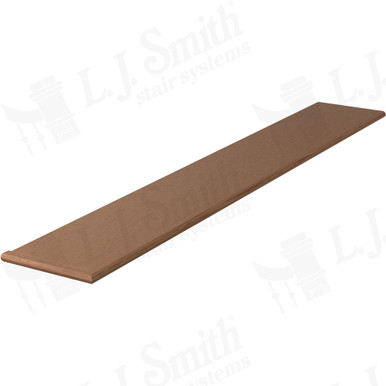 L.J. Smith Left Hand Miter Return Tread · 807011X108LH-WO — stair parts selection with LeviArs Design & Remodeling