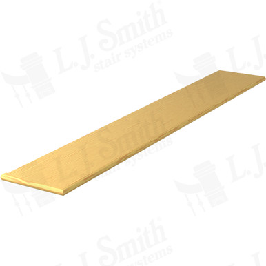 L.J. Smith Left Hand Miter Return Tread · 807011X144LH-YP — stair parts selection with LeviArs Design & Remodeling