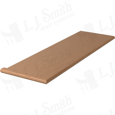 L.J. Smith Left Hand Miter Return Tread · 807011X36LH — stair parts selection with LeviArs Design & Remodeling