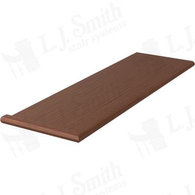 L.J. Smith Left Hand Miter Return Tread · 807011X36LH-C — stair parts selection with LeviArs Design & Remodeling