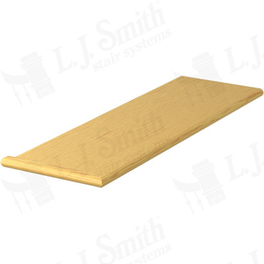 L.J. Smith Left Hand Miter Return Tread · 807011X36LH-YP — stair parts selection with LeviArs Design & Remodeling