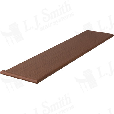 L.J. Smith Left Hand Miter Return Tread · 807011X48LH-C — stair parts selection with LeviArs Design & Remodeling