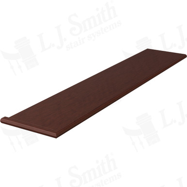 L.J. Smith Left Hand Miter Return Tread · 807011X54LH-MH — stair parts selection with LeviArs Design & Remodeling