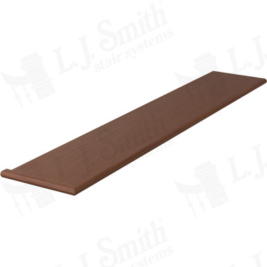 L.J. Smith Left Hand Miter Return Tread · 807011X60LH-C — stair parts selection with LeviArs Design & Remodeling