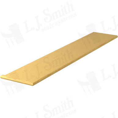L.J. Smith Left Hand Miter Return Tread · 807011X60LH-YP — stair parts selection with LeviArs Design & Remodeling