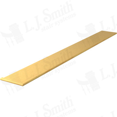 L.J. Smith Left Hand Miter Return Tread · 807011X96LH-YP — stair parts selection with LeviArs Design & Remodeling