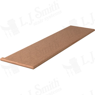 L.J. Smith Left Hand Miter Return Tread · 807013X48LH — stair parts selection with LeviArs Design & Remodeling