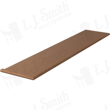 L.J. Smith Left Hand Miter Return Tread · 807013X60LH-WO — stair parts selection with LeviArs Design & Remodeling