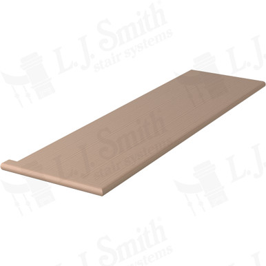L.J. Smith Left Hand Miter Return Tread · 807310X36LH-M — stair parts selection with LeviArs Design & Remodeling