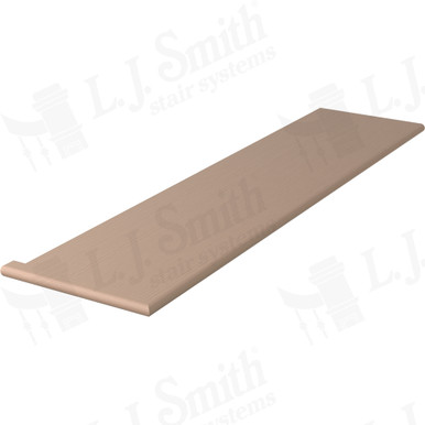 L.J. Smith Left Hand Miter Return Tread · 807310X42LH-M — stair parts selection with LeviArs Design & Remodeling