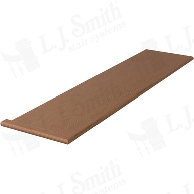 L.J. Smith Left Hand Miter Return Tread · 807310X42LH-WO — stair parts selection with LeviArs Design & Remodeling