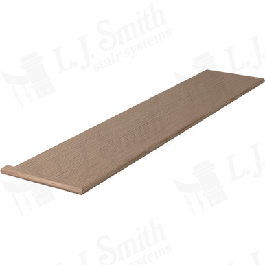 L.J. Smith Left Hand Miter Return Tread · 807310X48LH-HK — stair parts selection with LeviArs Design & Remodeling