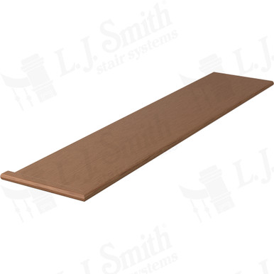 L.J. Smith Left Hand Miter Return Tread · 807310X48LH-WO — stair parts selection with LeviArs Design & Remodeling