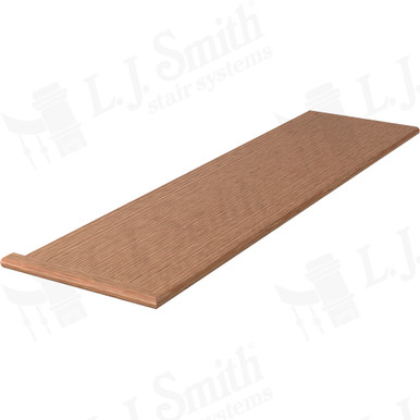 L.J. Smith Left Hand Miter Return Tread · 807311X42LH — stair parts selection with LeviArs Design & Remodeling